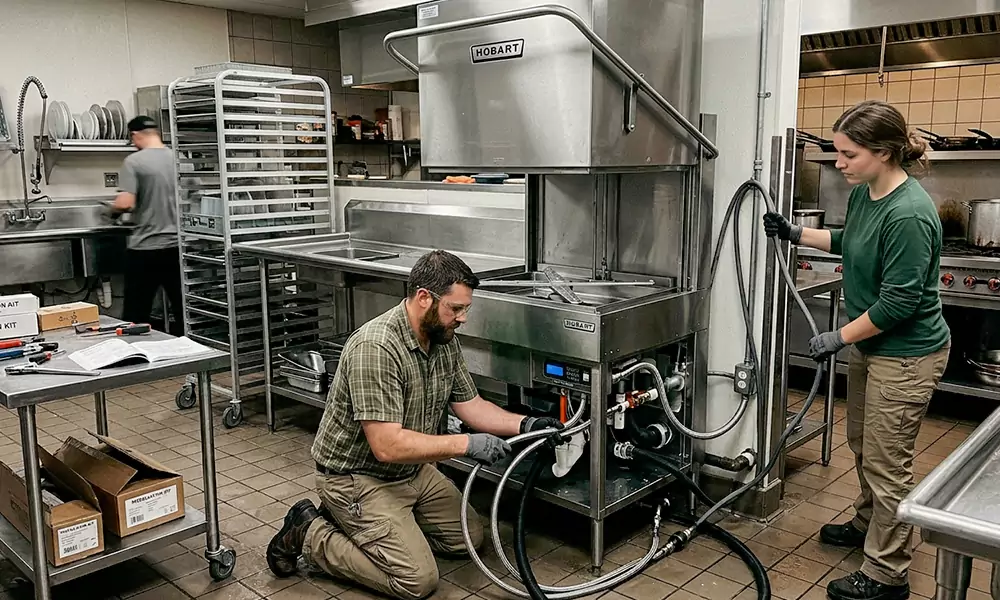Commercial Dishwasher Installation in Dracut, MA