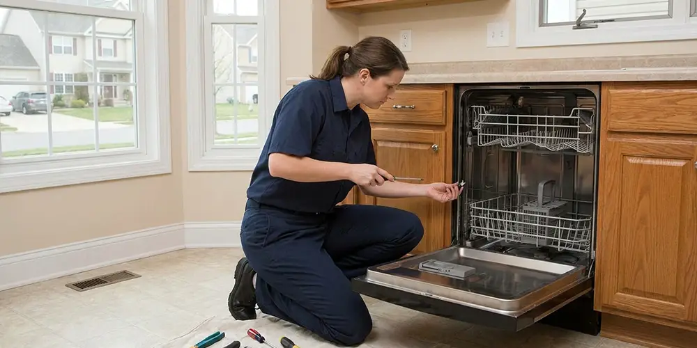 Dishwasher Latch Replacement in Dracut, MA