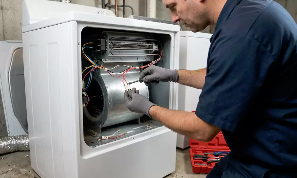 Dryer Thermal Fuse Replacement in Dracut, MA