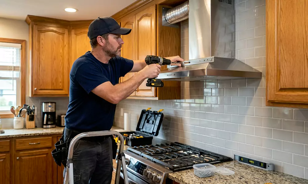 Range Hood Installation in Dracut, MA