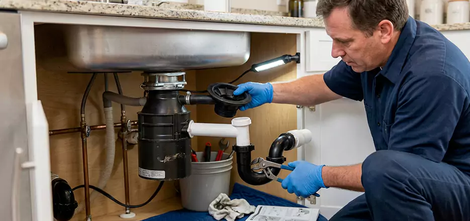 Garbage Disposal Splash Guard and Trap Installation in Dracut