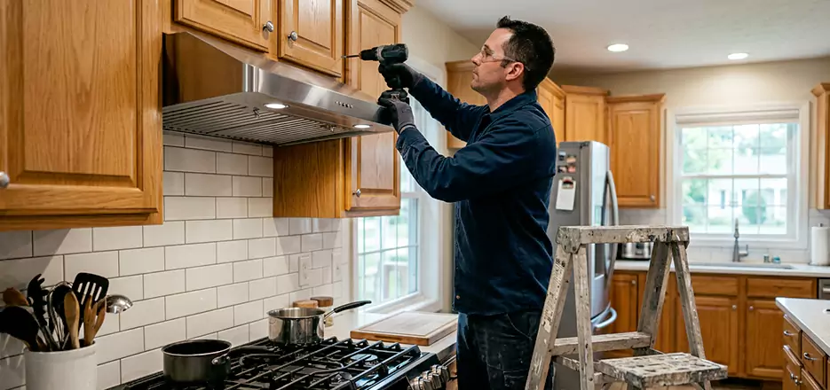 Wood Range Hood Installation Dracut