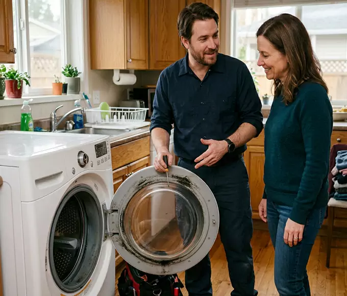 Why Dracut, MA Homeowners Choose Dracut Appliance Pro for Washer Door Seal Replacement?